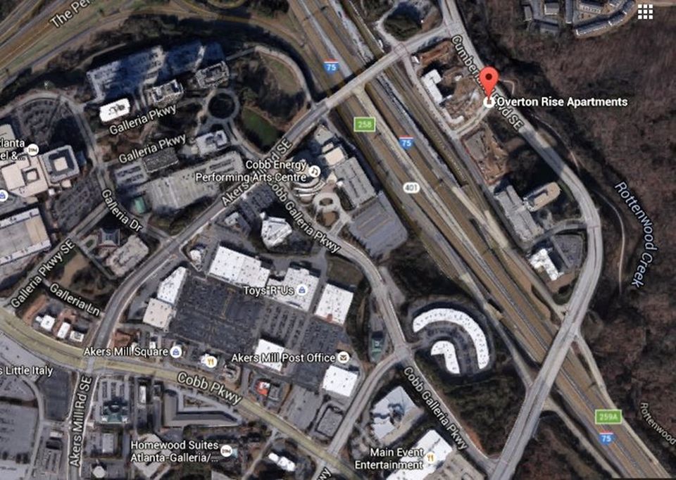 PAC Galleria Locator Map