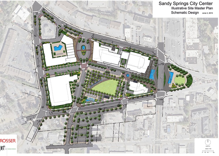 Sandy Springs City Center master plan