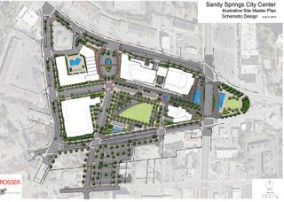 Sandy Springs City Center master plan