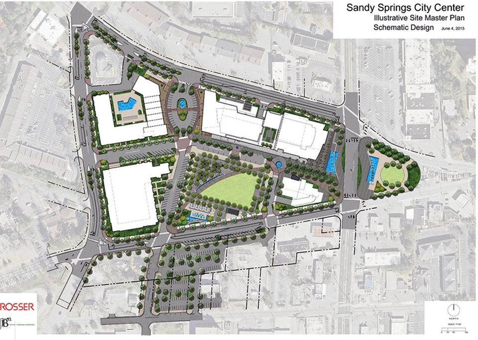 Sandy Springs City Center master plan