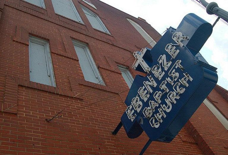 Ebenezer Baptist Church in Atlanta. 