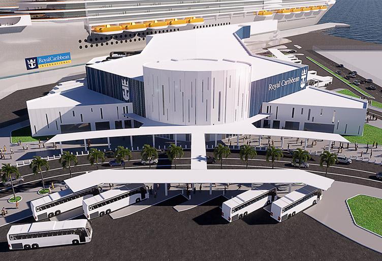 Royal Caribbean Galveston Cruise Terminal Rendering