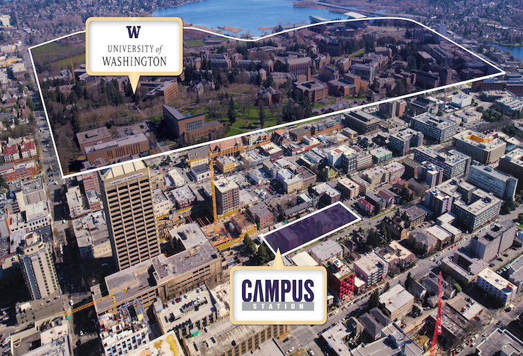 8-Lot Campus Station Hits Market In Rezoned U District