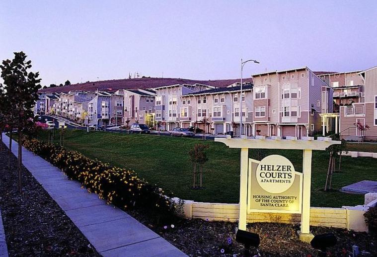 Helzer Courts Apartments in San Jose, a LIHTC property from SCCHA