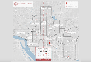 Michelin Guide Restaurant Map