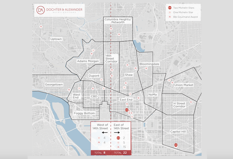 Michelin Guide Restaurant Map