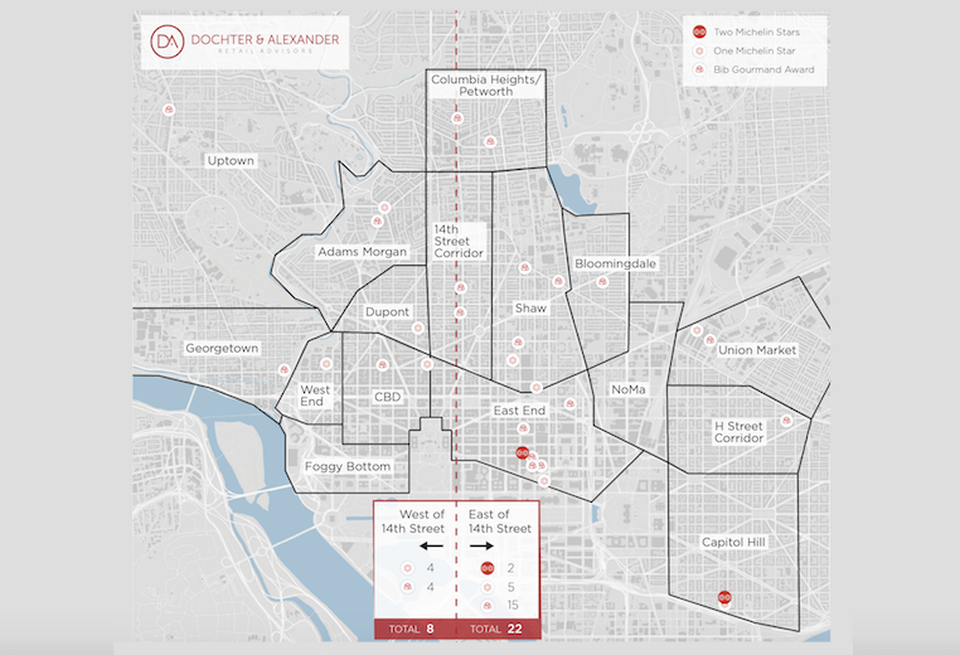 Michelin Guide Restaurant Map