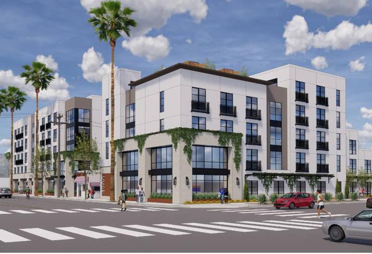 Rendering of Eagle Rock Assisted Living and Memory Care Center by KTGY Architecture + Planning