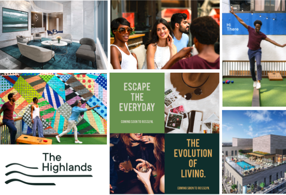 The Highlands mixed use branding