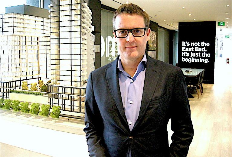 Great Gulf president Christopher Wein at the Home presentation centre