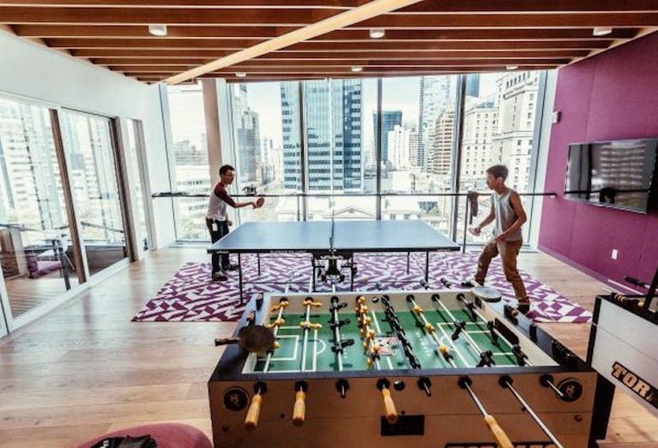 Microsoft Canada's new Vancouver office at 725 Granville.