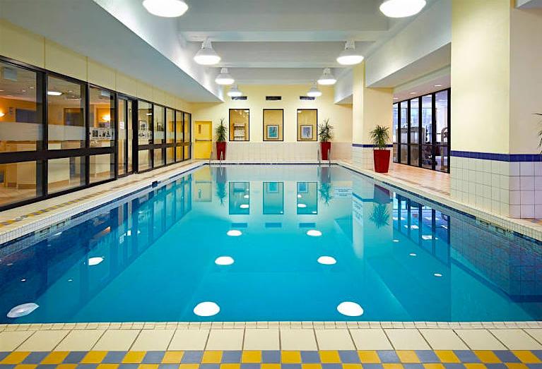 The pool at the Ottawa Marriott