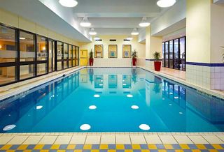 The pool at the Ottawa Marriott