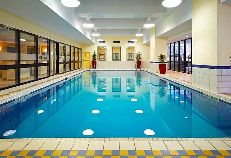 The pool at the Ottawa Marriott