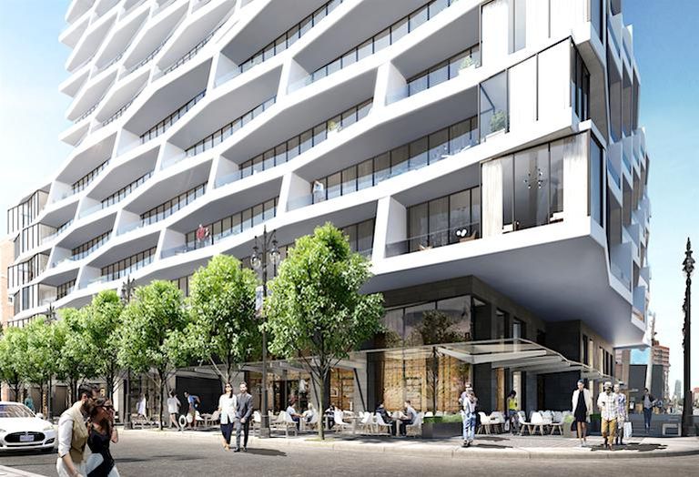 A rendering of Axis Condos