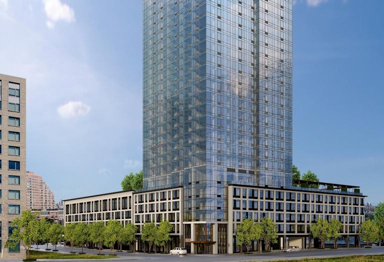 Fisher Development's Vantage at 33 Park View Ave. in Jersey City, NJ