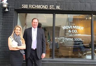 Alexandra Cozart and Tim Bristow from Colliers