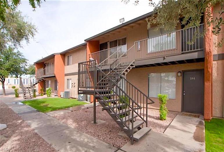 Sandal Ridge, 645 N Country Club Dr (196 units developed in 1979 on the periphery of downtown Mesa)
