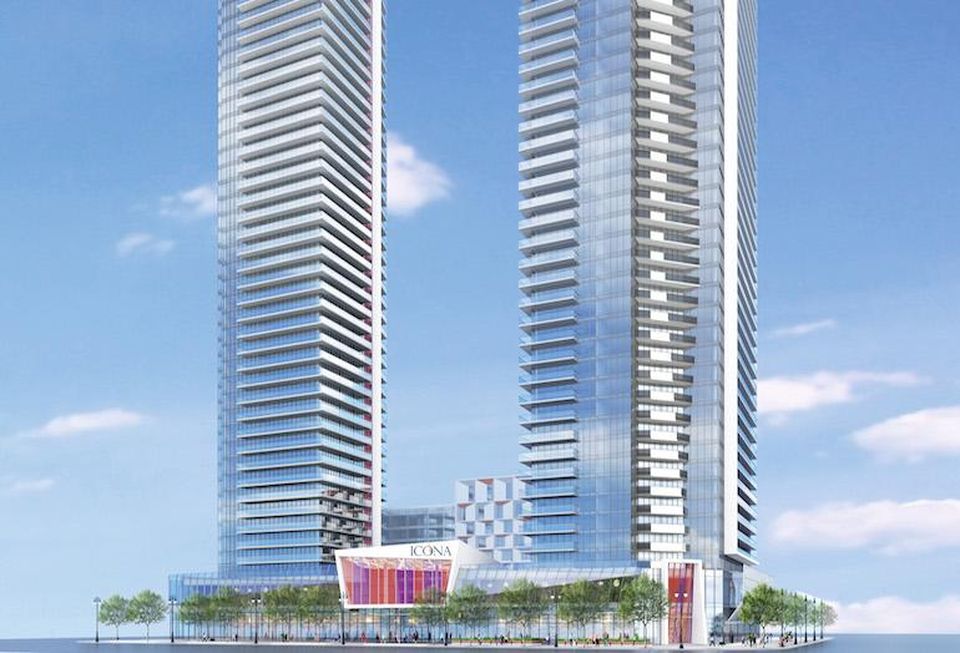 A rendering of ICONA Condos in Vaughan.