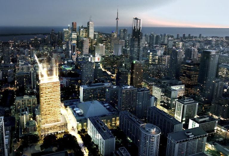 A rendering of Axis Condos