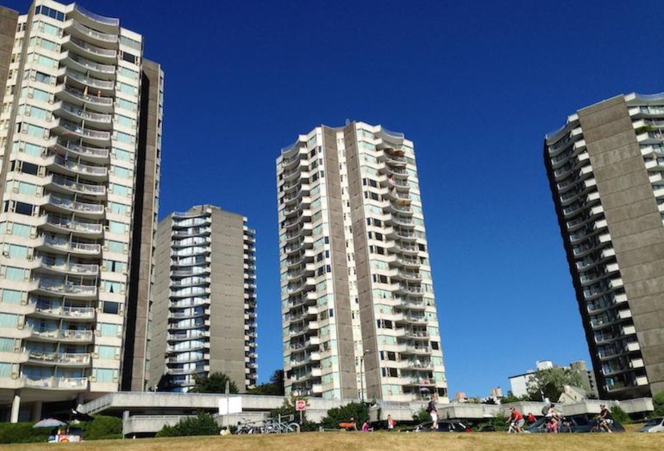 Apartment buildings in Vancouver