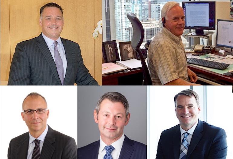 Colliers International's Malcolm Earle; Avison Young principal Robert Gritten; CBRE EVP and managing director Norm Taylor; JLL EVP Bruno Fiorvento; and Cushman & Wakefield SVP Sean Ungemach.

Read more at: https://www.bisnow.com/preview_story/60974?utm_source=CopyShare&utm_medium=Browser