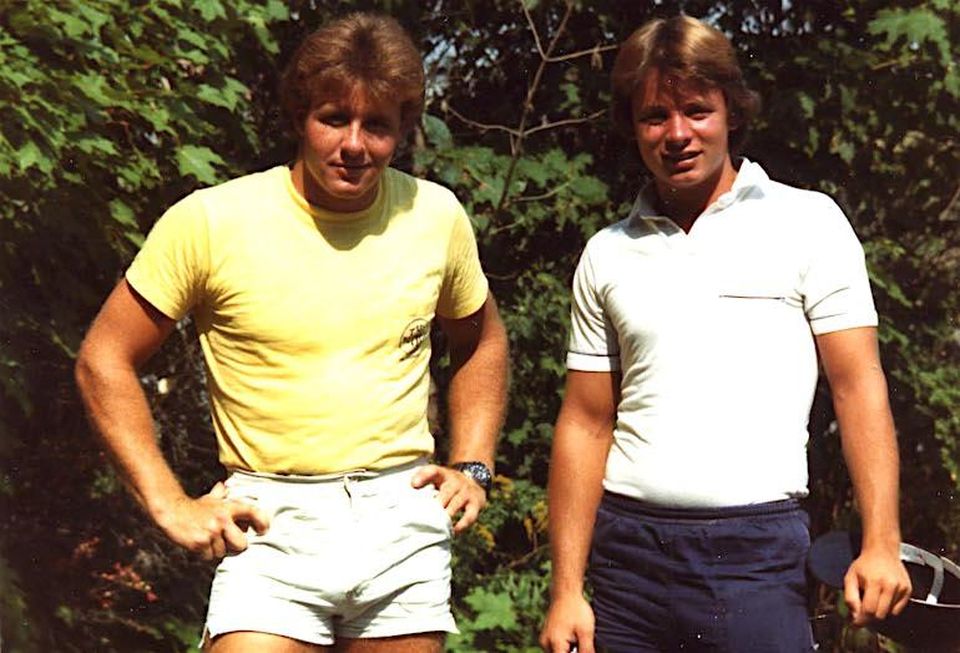 Bob Finnigan and Alan Heron back in the day.