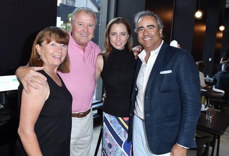 RKF's Steven Alikakos at right with his wife Heather and Allied COO Tom Burns with his wife Susan.