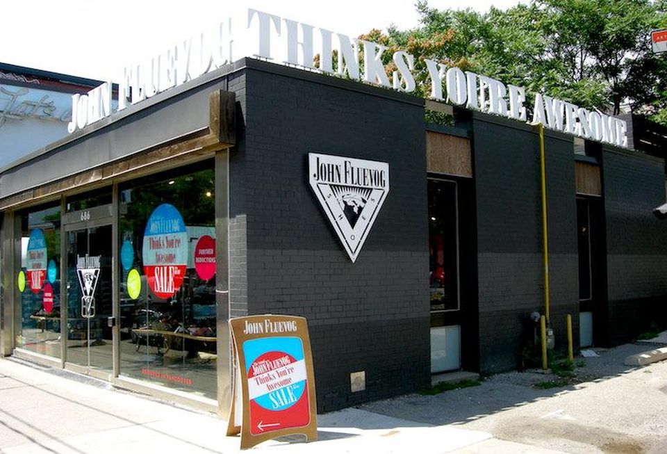 John Fluevog store on West Queen West