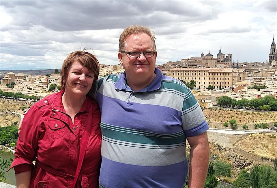 Morguard's Keith Reading and wife Renée in Spain.