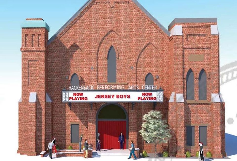Rendering of the Hackensack Performing Arts Center