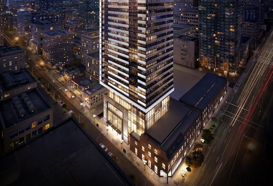 Great Gulf's 8 Cumberland, which will incorporate a row of preserved heritage buildings along its Yonge Street-facing side.