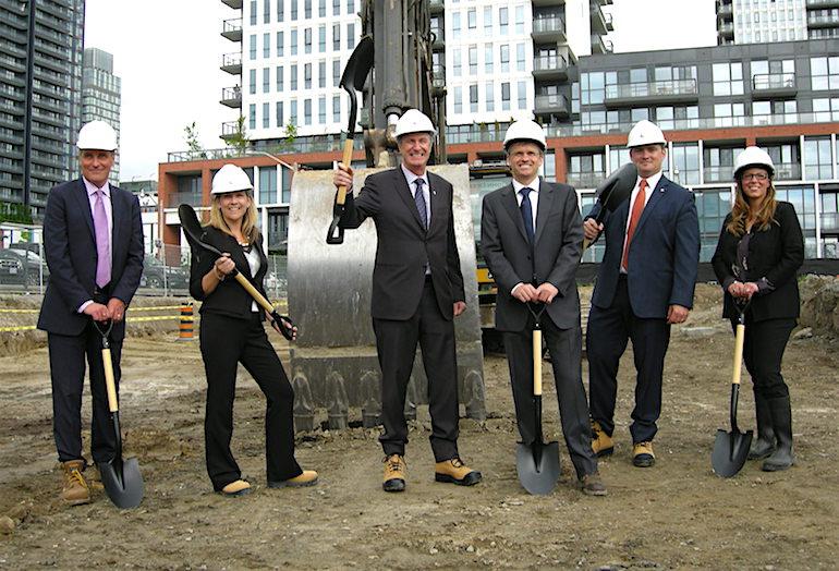Groundbreaking for The Sumach by Chartwell, a JV between Chartwell, Welltower and Daniels