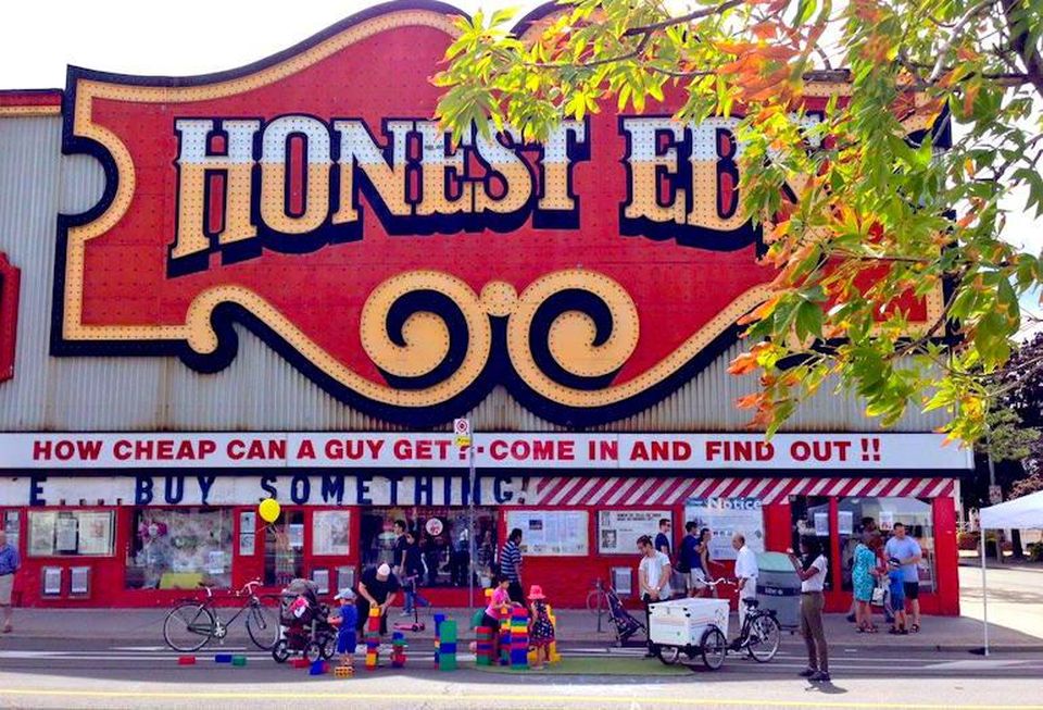 The famous Honest Ed's sign