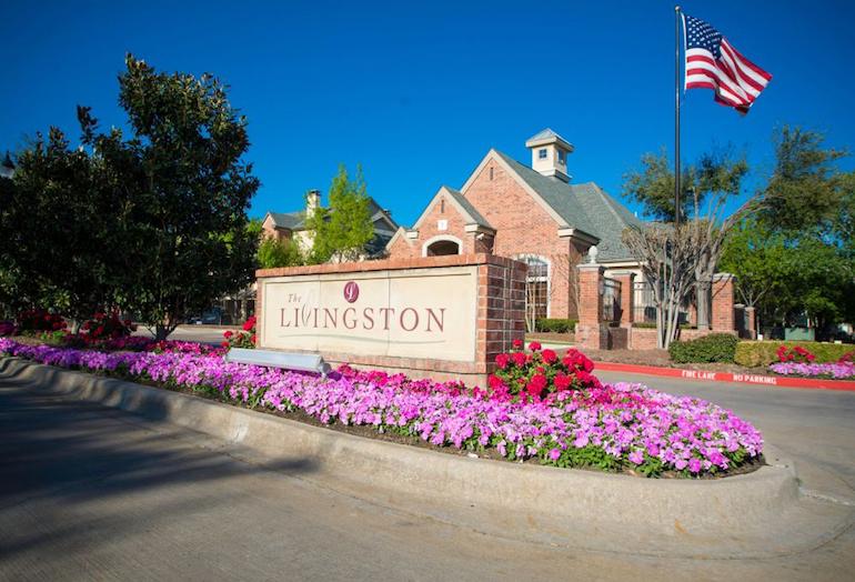 Livingston Apartments, a 180-unit complex on 11.8 acres in Plano, TX.