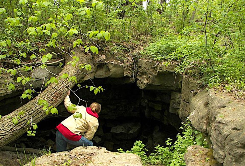Caves at the Eramosa Karst conservation area in Hamilton.