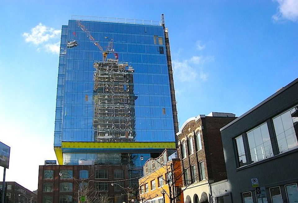 Allied Properties REIT's Queen Richmond Centre West, pictured under construction in 2015