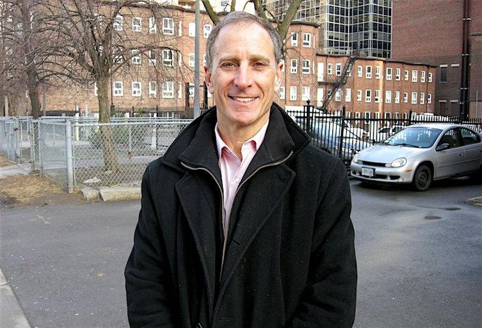 Metropia president and chief operating officer David Speigel, on site at 39-41 Roehampton Ave.