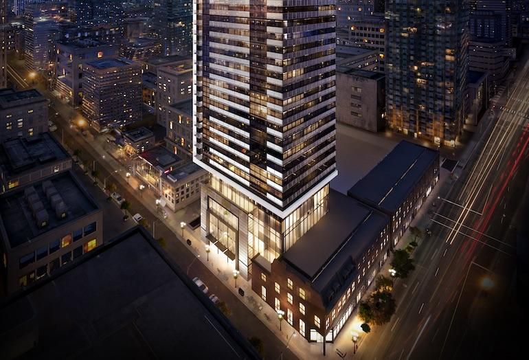 Great Gulf's 8 Cumberland, which will incorporate a row of preserved heritage buildings along its Yonge Street-facing side.  