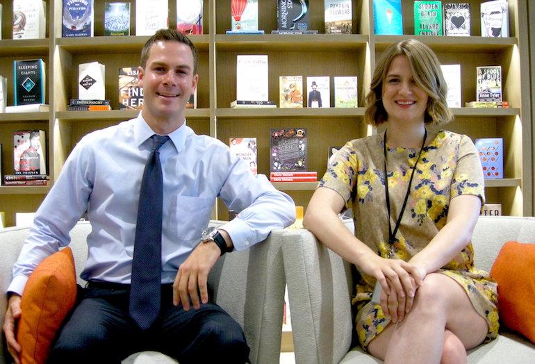 Devencore VP Jon Pezim and Penguin Random House's Jessica Cooney.