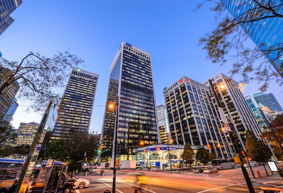 Bentall Centre in Vancouver