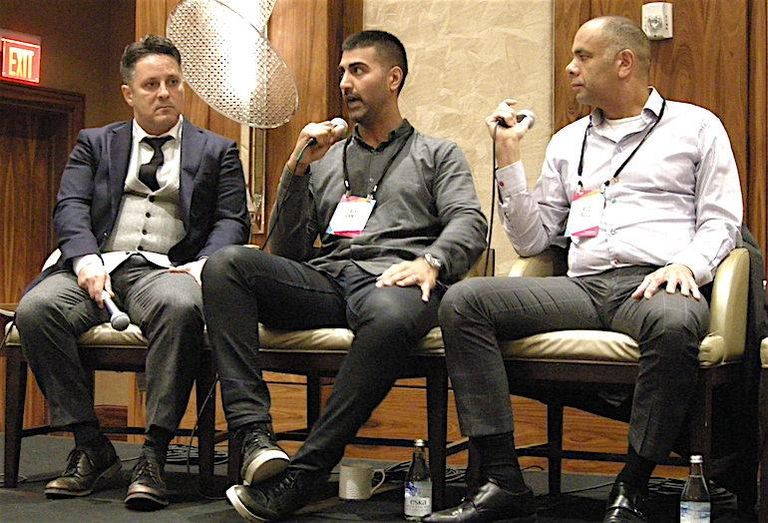 Richard Witt, Aly Damji and Rod Bell at the Workplace of the Future and Adaptive Reuse Revolution event.