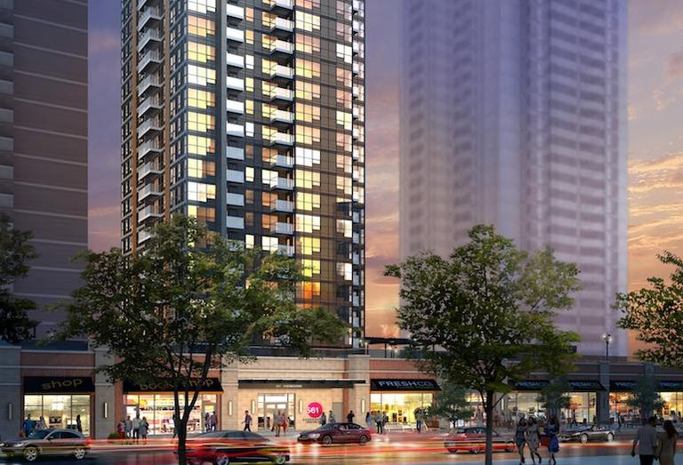 561 Sherbourne, a 43-storey tower rental tower that's currently under construction