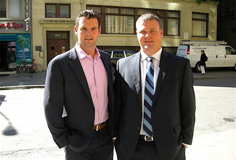 Colliers' Greg Peacock and Will Angus