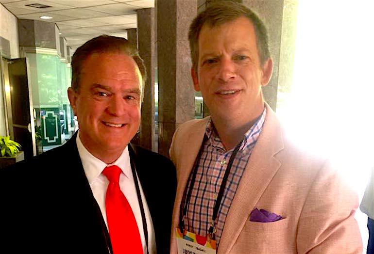 Pentarisk’s Judson King Stewart, at right