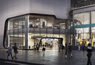 A rendering of the Samsung Experience Store planned for CF Toronto Eaton Centre