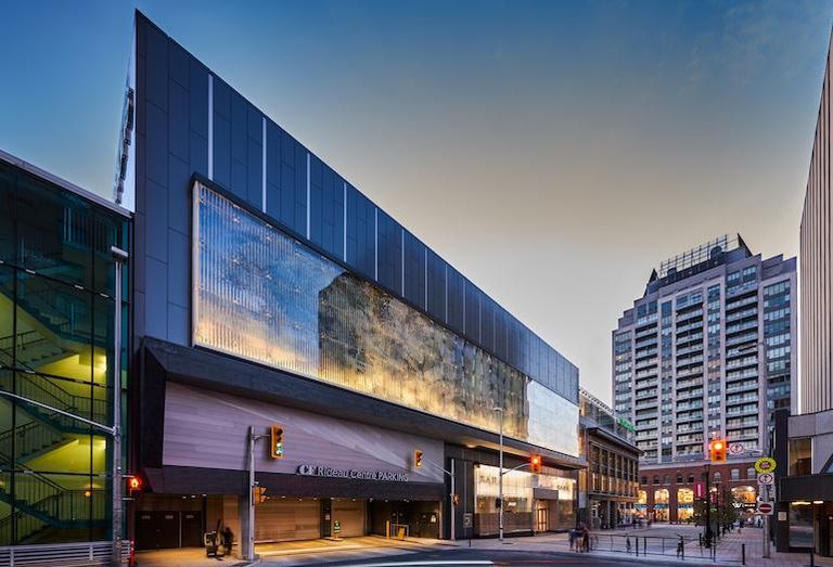 An outside look at the redeveloped CF Rideau Centre