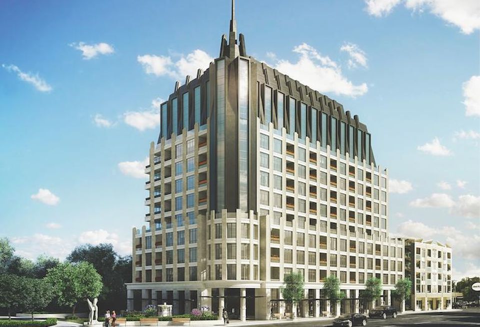 1451 Wellington West, a 12-storey building that will be Mizrahi Developments' first project in Ottawa.