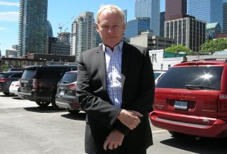 St. Thomas Developments president Patrick Quigley on the 88 Queen site.