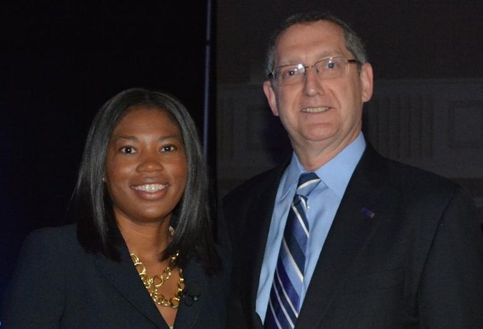 GSA's Denise Turner Roth and BOMA's Henry Chamberlain